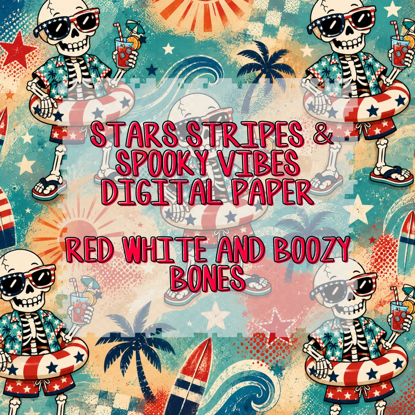 Stars Stripes and Spooky Vibes Element Collab with Savage Soul Digital