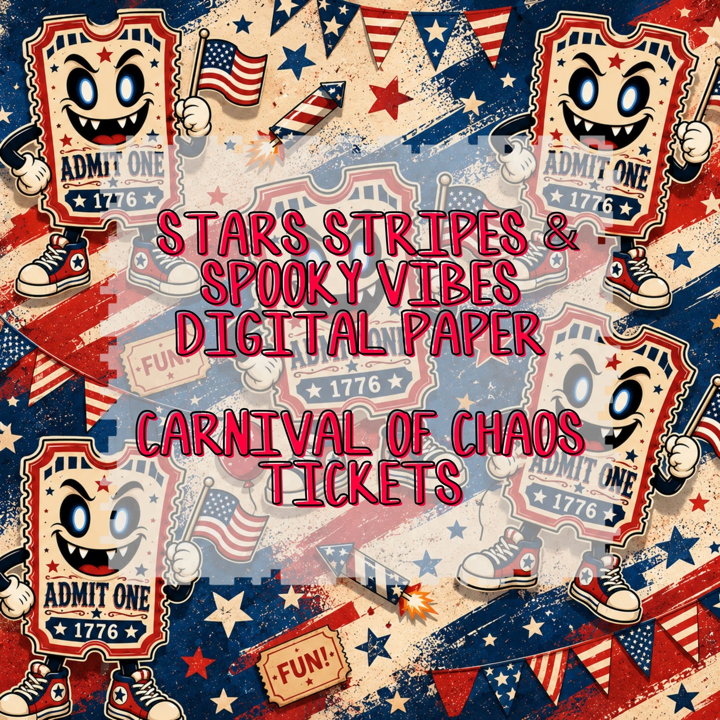 Stars Stripes and Spooky Vibes Element Collab with Savage Soul Digital