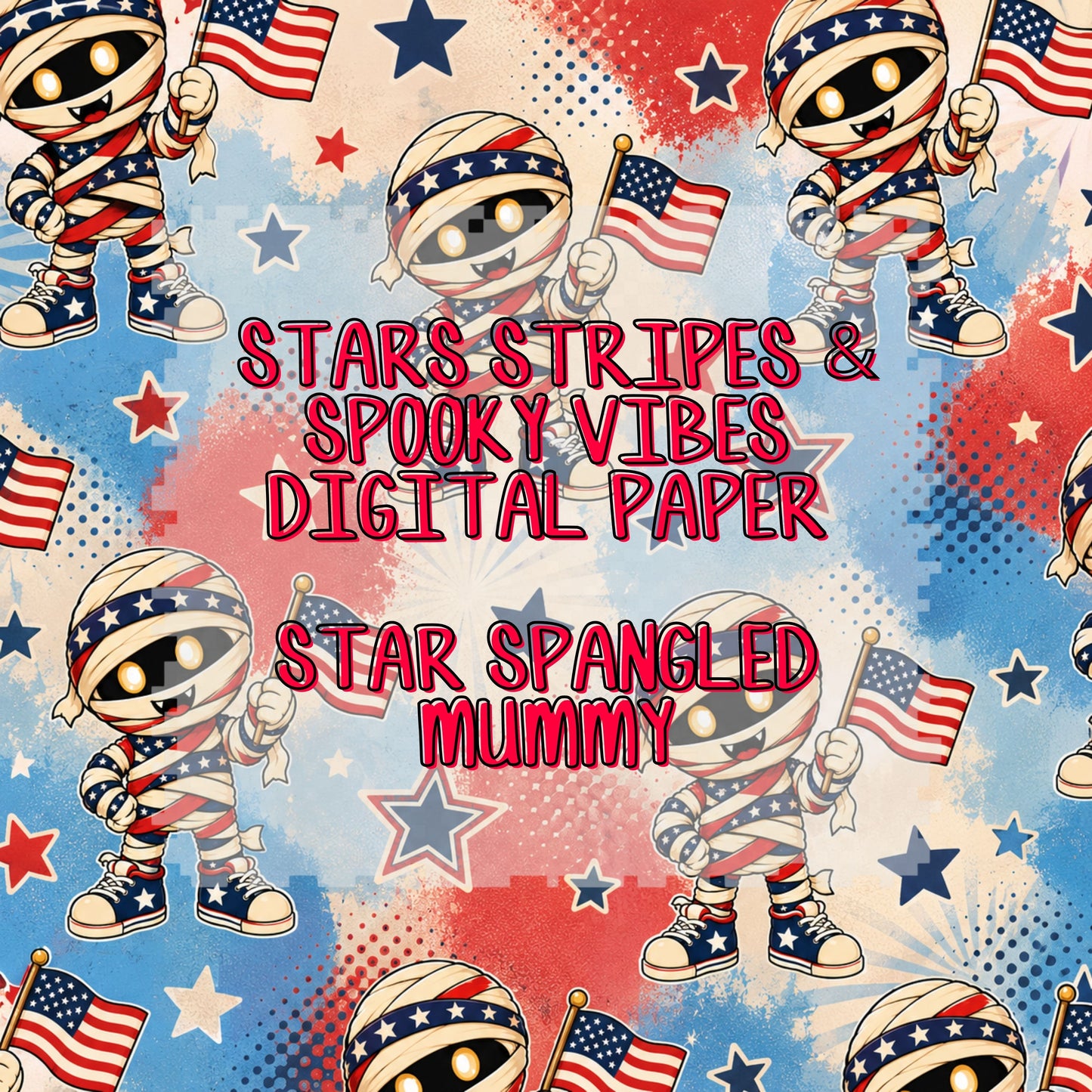 Stars Stripes and Spooky Vibes Element Collab with Savage Soul Digital