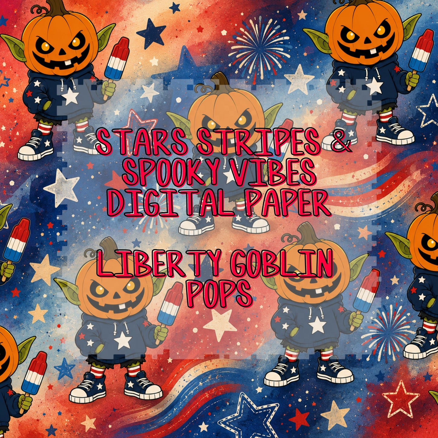 Stars Stripes and Spooky Vibes Element Collab with Savage Soul Digital
