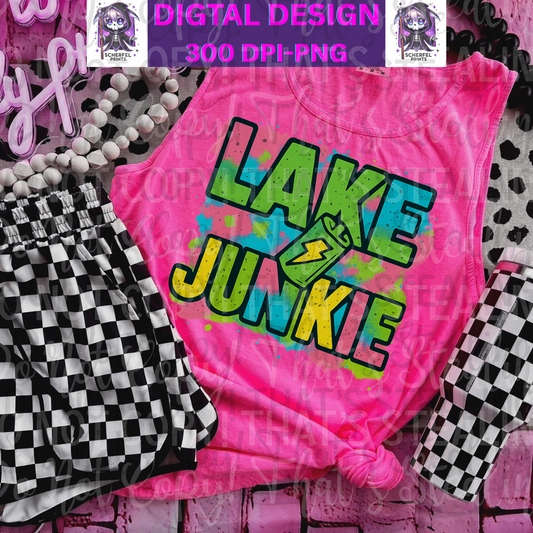 Lake Junkie Energy Drink Sublimation PNG