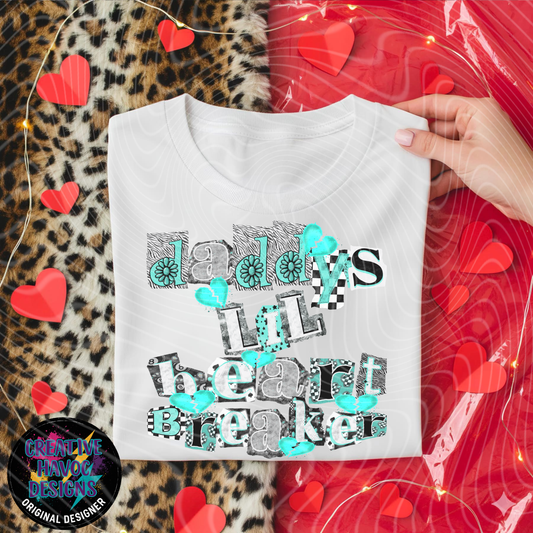 Aqua Heartbreaker Digital PNG