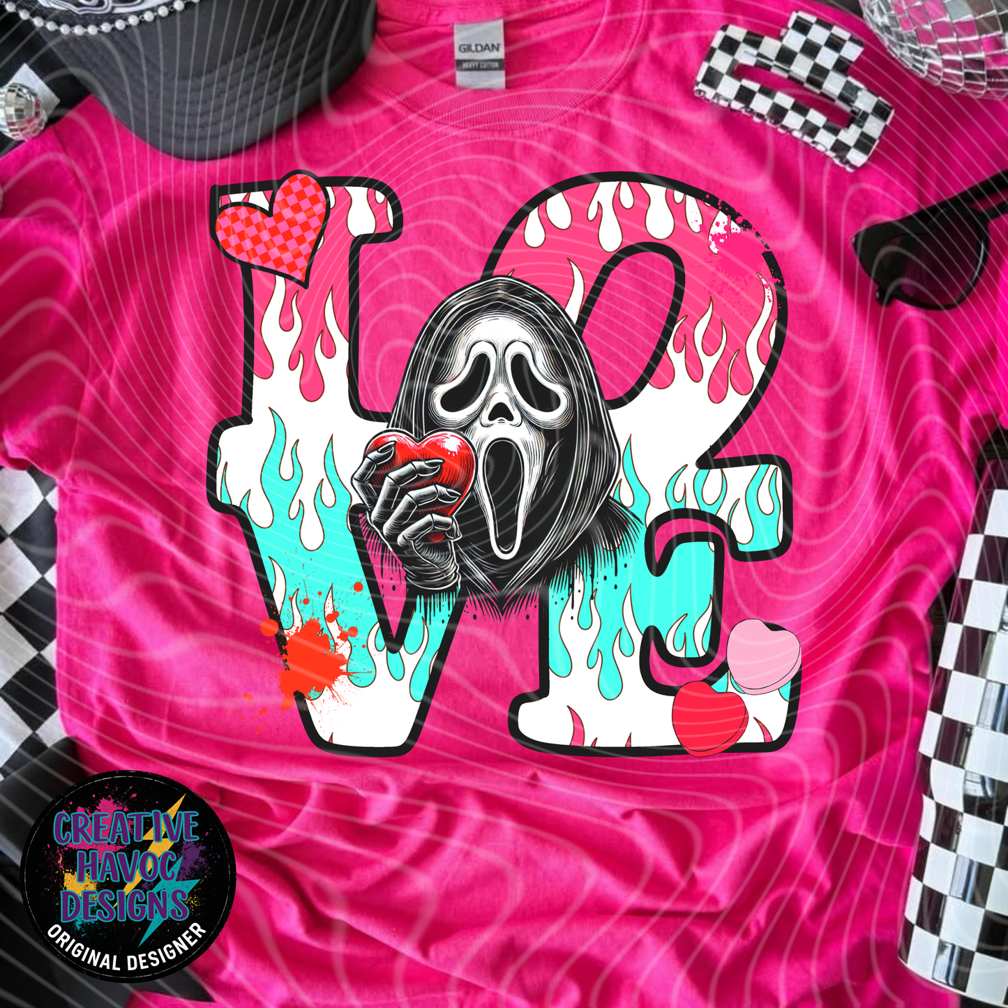 HORROR LOVE BUNDLE – 12 PNGs of Spooky Romance