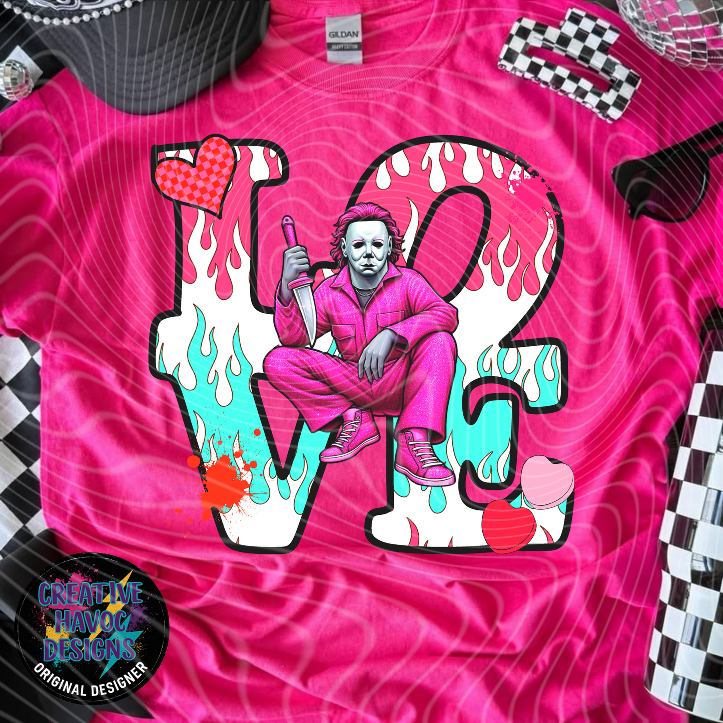 HORROR LOVE BUNDLE – 12 PNGs of Spooky Romance