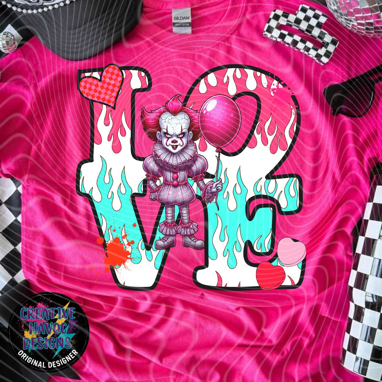 HORROR LOVE BUNDLE – 12 PNGs of Spooky Romance