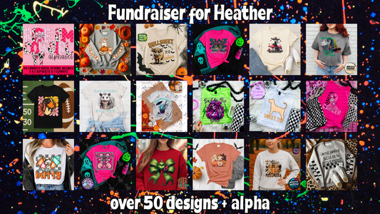 Fundraiser Collab for Heather - over 50 designs & Alpha