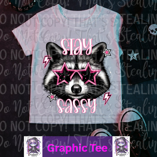 Sassy coon Finished Tee