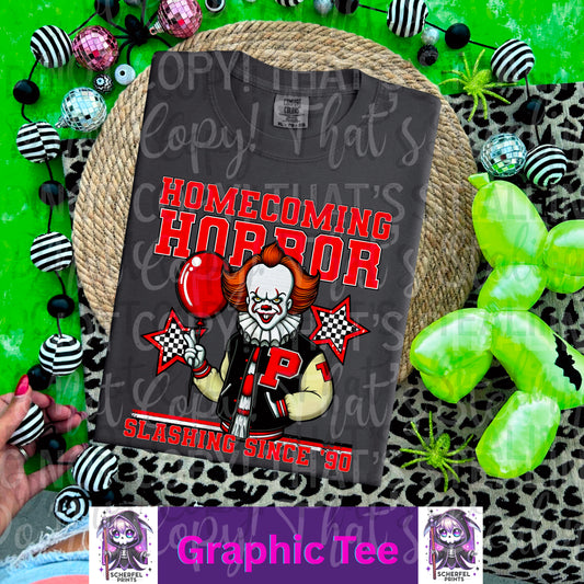 Homecoming Horror Clown Tee