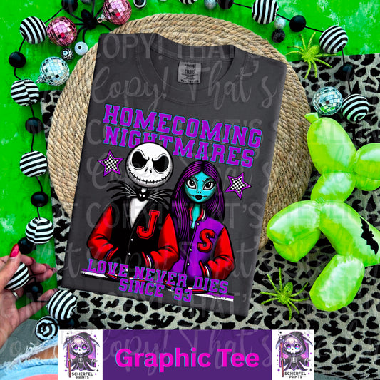 Homecoming Nightmares Adult Graphic Tee