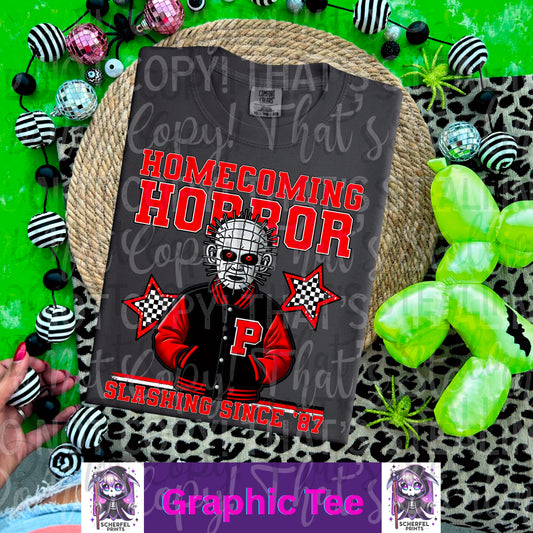 Homecoming Horror P.H. Adult Graphic Tee