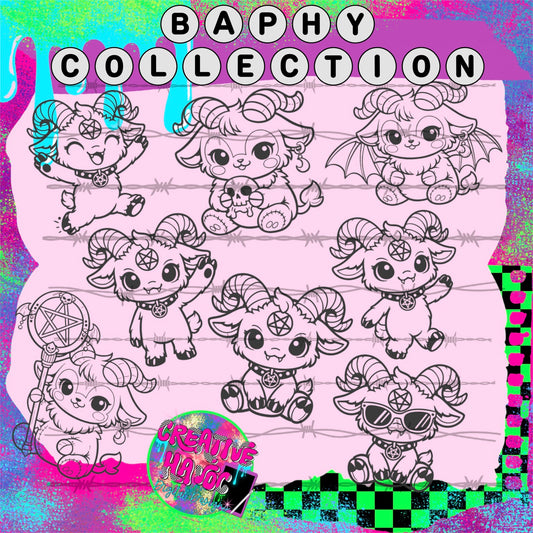 Baphy Collection clipart bundle preview