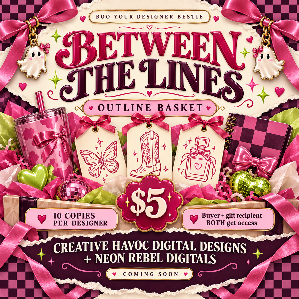 Between the Lines Outline Basket collaboration teaser