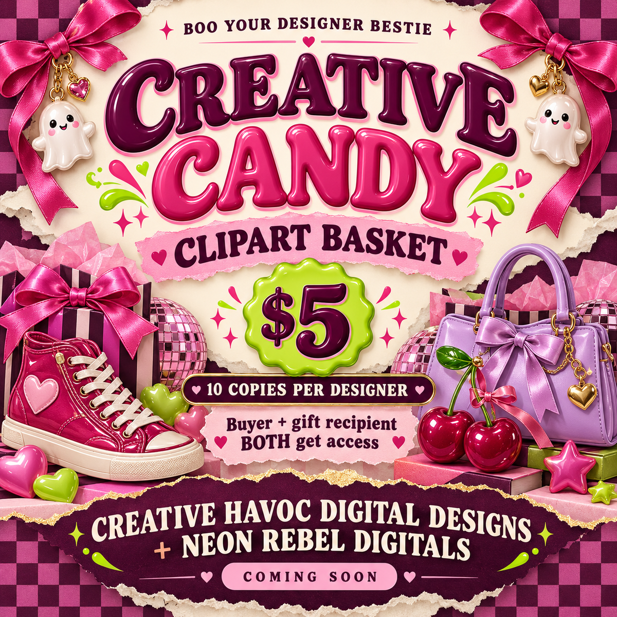 Creative Candy Clipart Basket collaboration teaser