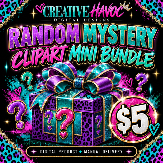 Creative Havoc Random Mystery Clipart Mini Bundle — $5, manual delivery