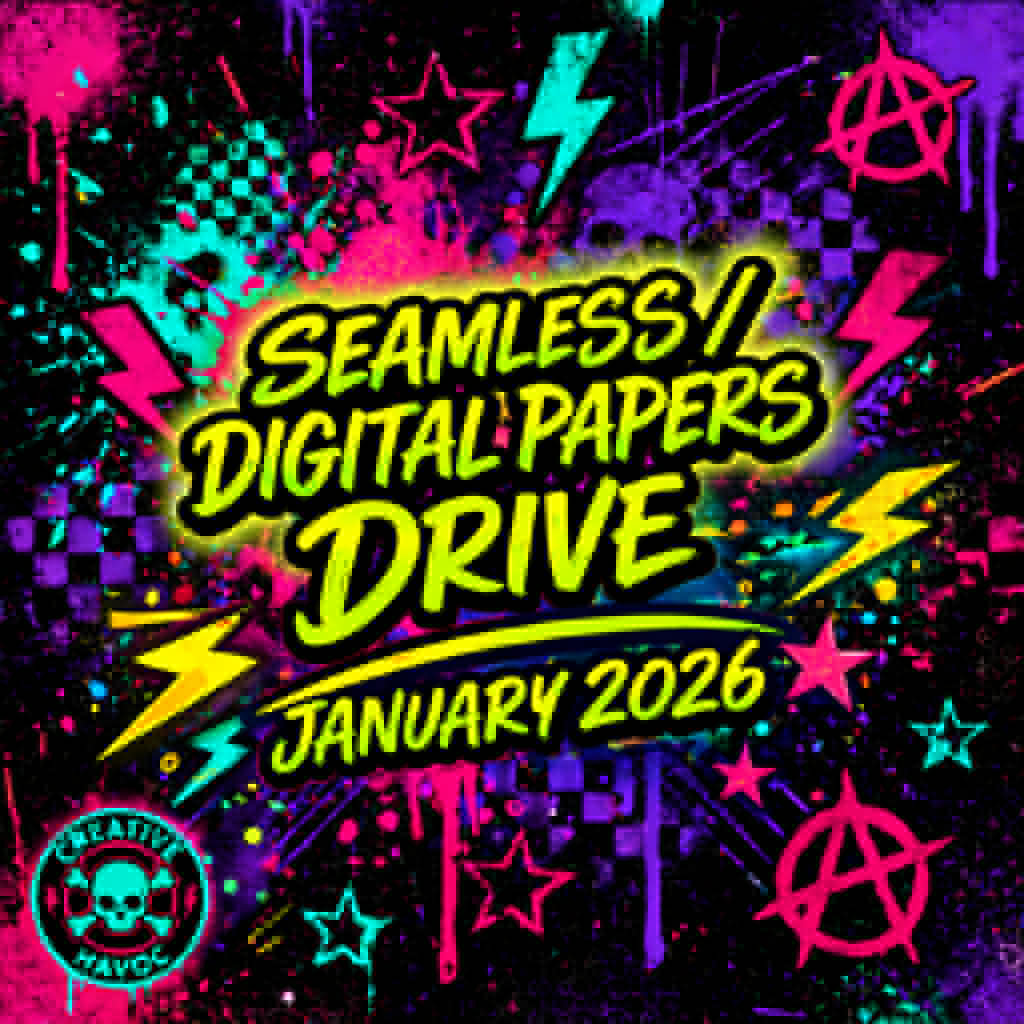 January 2026 Seamless Pattern Drive