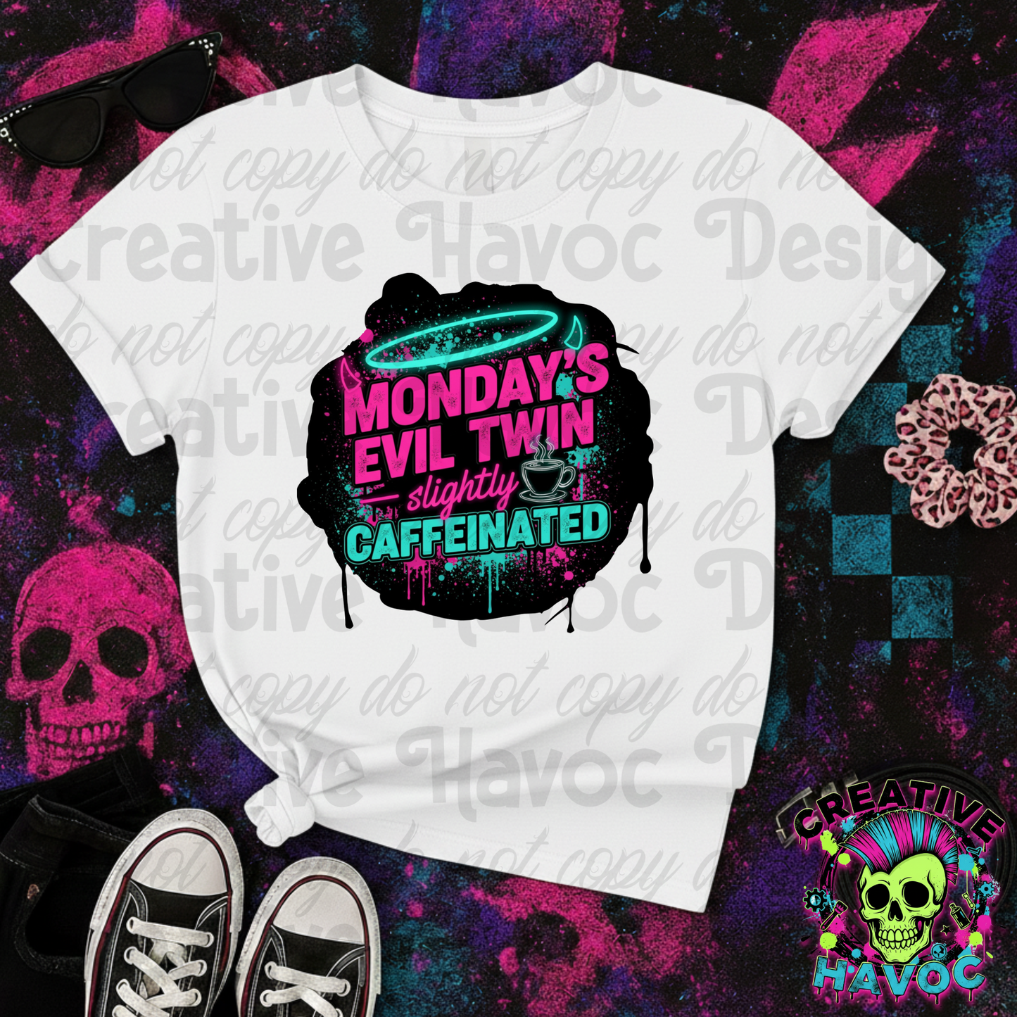 MONDAY’S A HOE: Digital PNG Collection