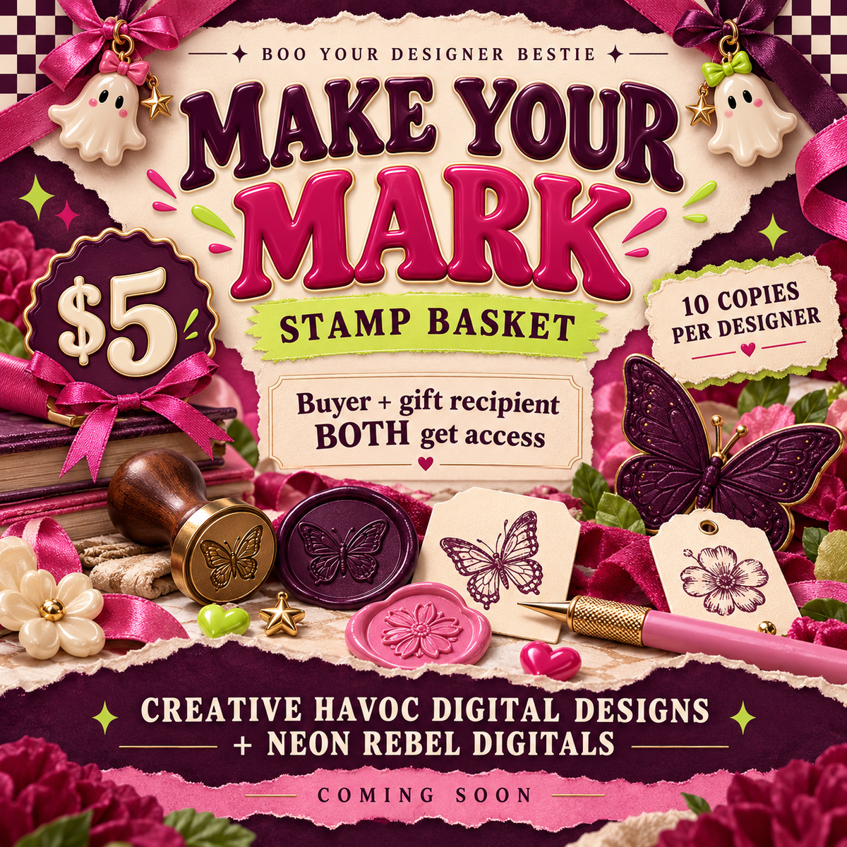 Make Your Mark Stamp Basket collaboration teaser