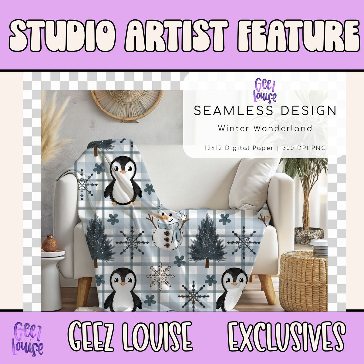 November Studio Collective — geez louise seamless 1