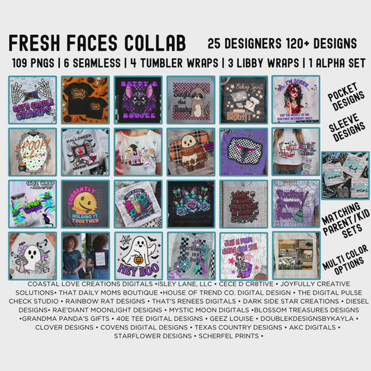 Fresh Faces Collab w/ 25 Designers