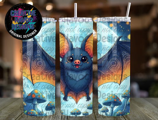 Mystical Bat Tumbler Wrap