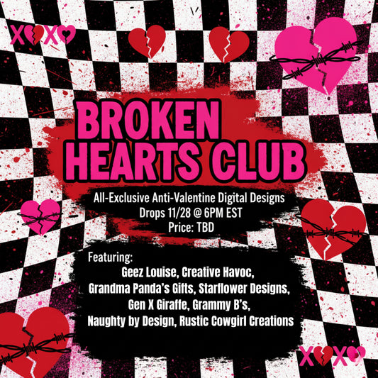BROKEN HEARTS CLUB DIGITAL DESIGN COLLAB