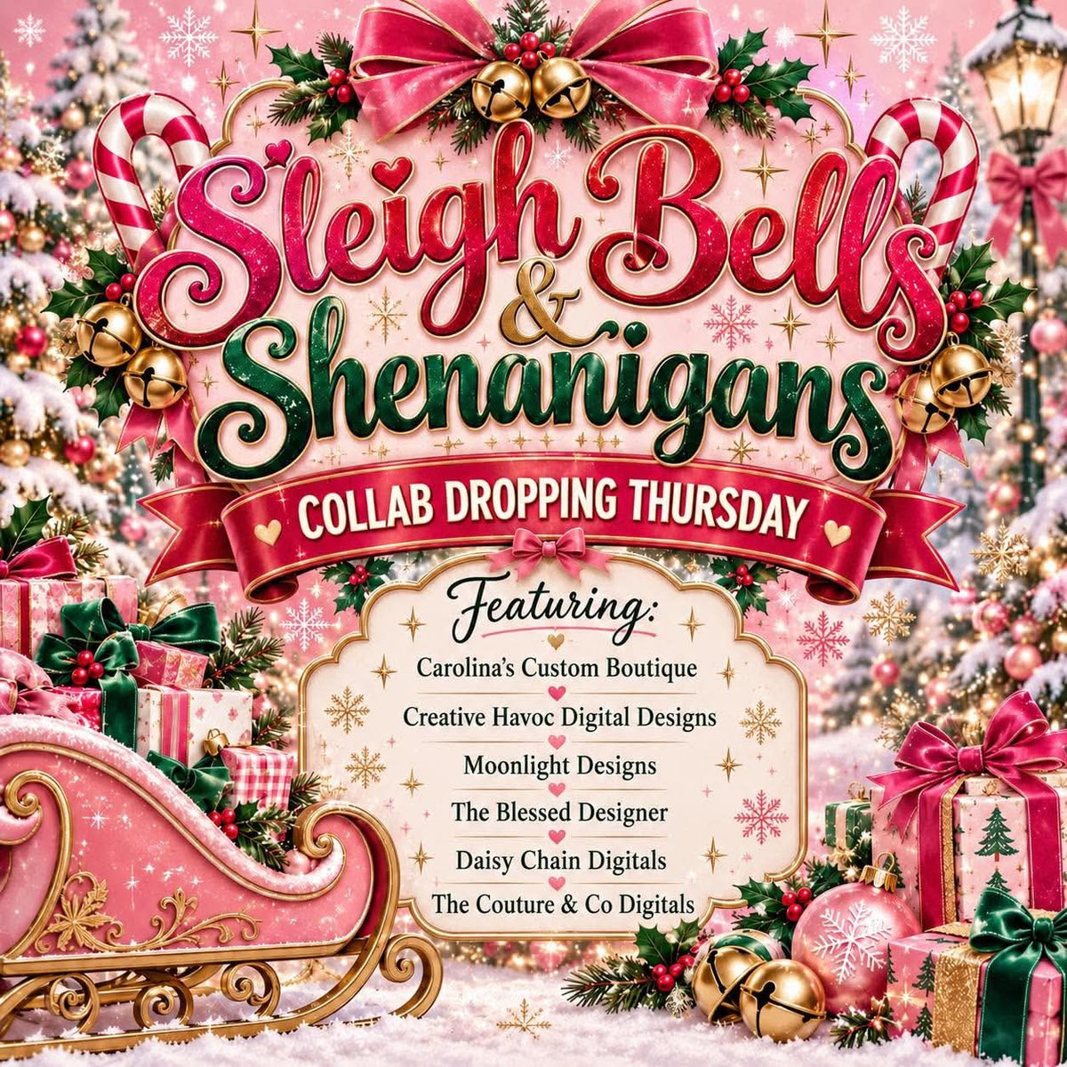Sleigh Bells & Shenanigans collab cover