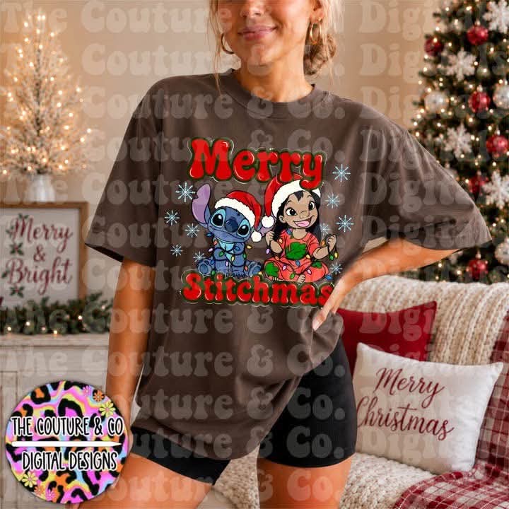 Sleigh Bells & Shenanigans finished Christmas PNG design preview