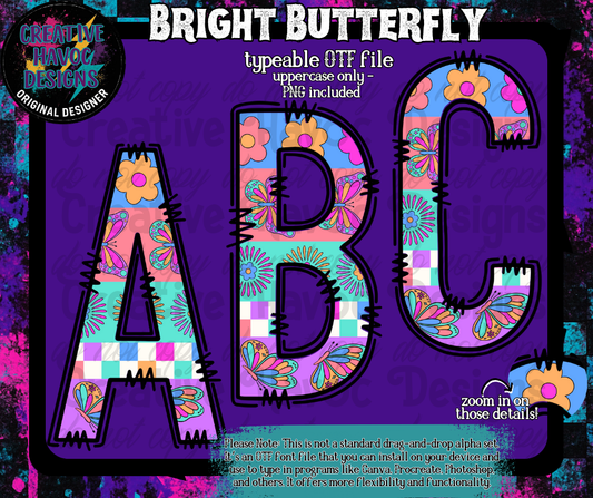 Bright Butterfly OTF + Alpha Set